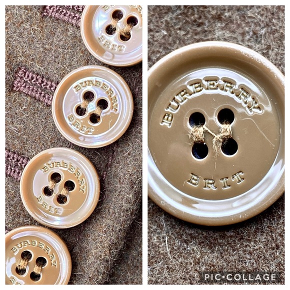 NWT Burberry Brit Men's Brown Chesterfield Virgin Wool Car Coat, XS - Picture 14 of 16